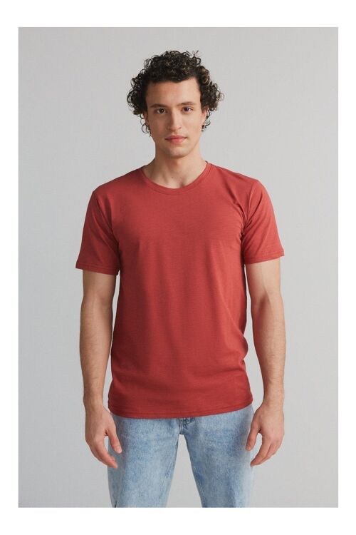 2224-052 | Men's T-Shirt Flammé - Terracotta