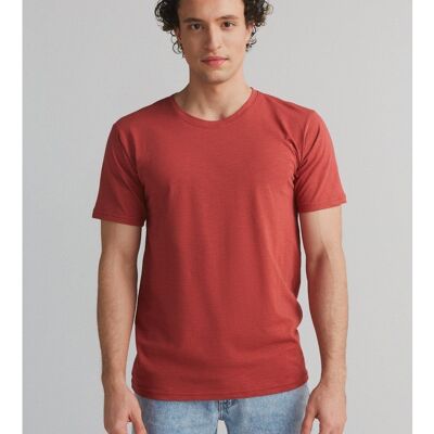 2224-052 | T-shirt da uomo Flammé - Terracotta