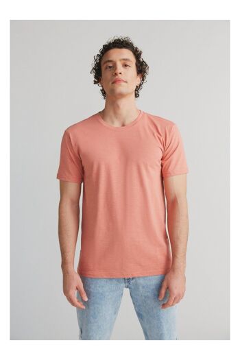 2224-053 | T-Shirt Homme Flammé - Rouge Saumon 1