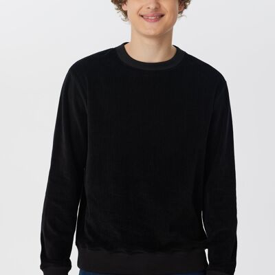2232-021 | Men's Corduroy Sweatshirt - Black