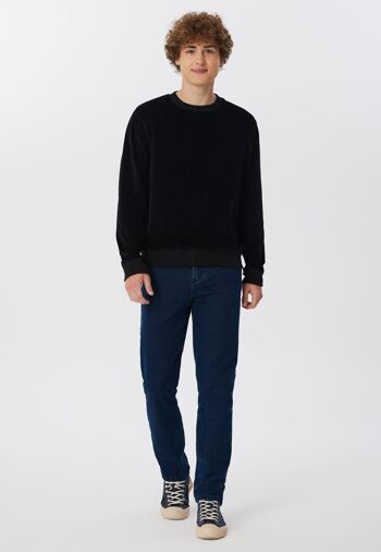 2232-021 | Sweat en velours côtelé pour homme - Noir 4