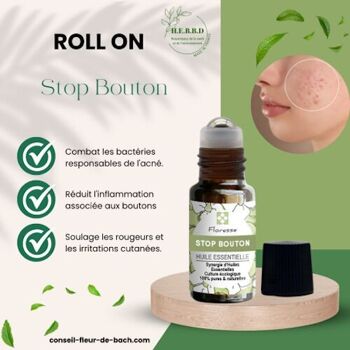 STOP BOUTON - Mélange d'Huiles essentielles - Roll-on - 10 ML 1