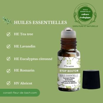 STOP BOUTON - Mélange d'Huiles essentielles - Roll-on - 10 ML 4