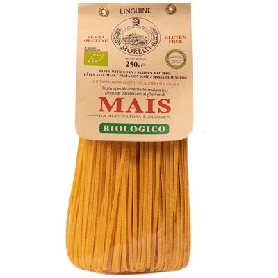 Linguini italiano artesanal 100% maíz sin gluten g.250