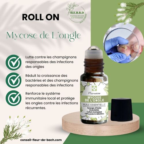 MYCOSE - Mélange d'Huiles essentielles- Roll-on - 10 ML