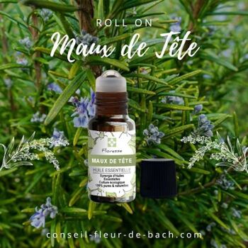 MAUX DE TÊTE - Mélange d'Huiles essentielles Maux de tête- Roll-on - 10 ML 3