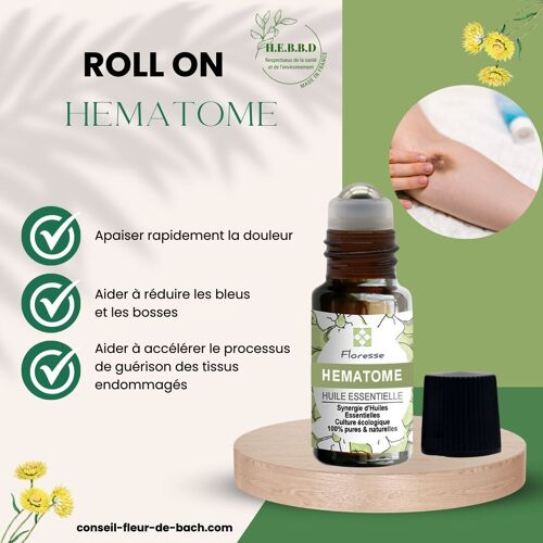 HEMATOME - Mélange d'Huiles essentielles - Roll-on - 10 ML