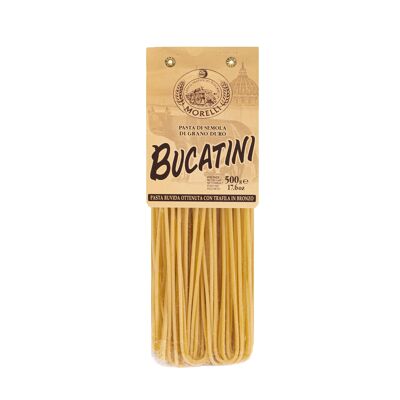 Handwerklich hergestellte italienische Bucatini-Nudeln g.500