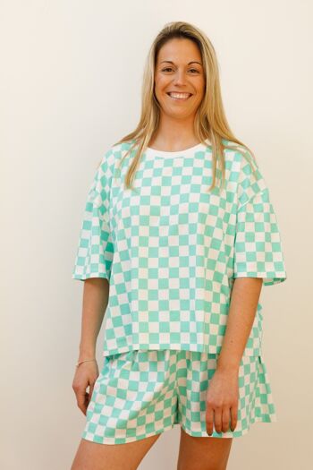 Pyjama coton BIO - Damier 5