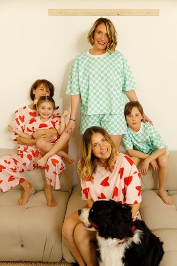 Pyjama coton BIO - Damier 9