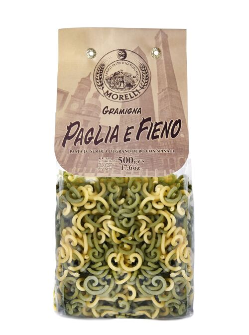 Pasta Artigianale Italiana Gramigna Paglia & Fieno g.500