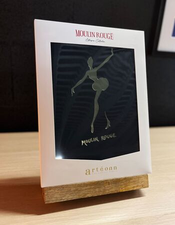 Affiche Moulin Rouge Paris® Officielle Danseuse silhouette C 7