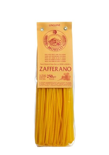 Linguine de pâtes artisanales au safran et germe g.250