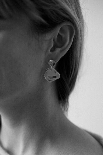 Boucles d'oreilles Juliette - bleu 2