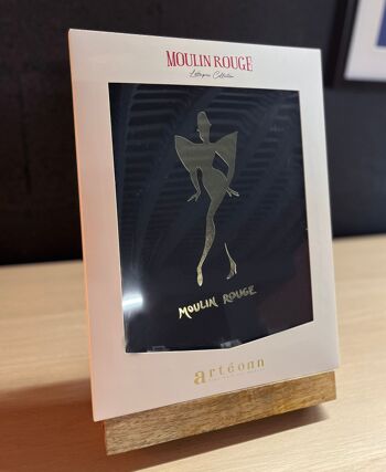 Affiche Moulin Rouge Paris® Officielle Danseuse silhouette A 6