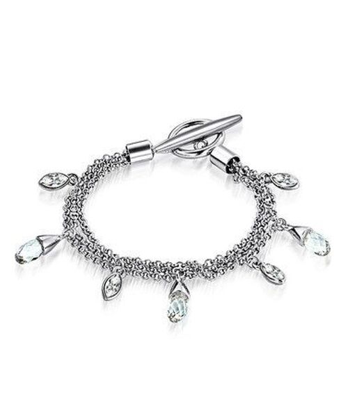 Liora marquise charm bracelets made with Swarovski elements
