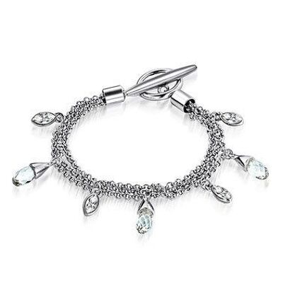 Liora marquise charm bracelets made with Swarovski elements