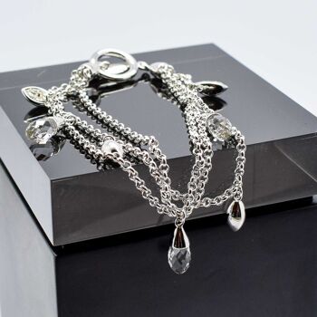 Bracelets à breloques marquise Liora fabriqués avec des éléments Swarovski 3