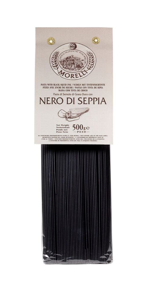 Pasta Artigianale Spaghetti al nero di seppia g.500