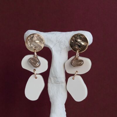 Romy earrings - Beige