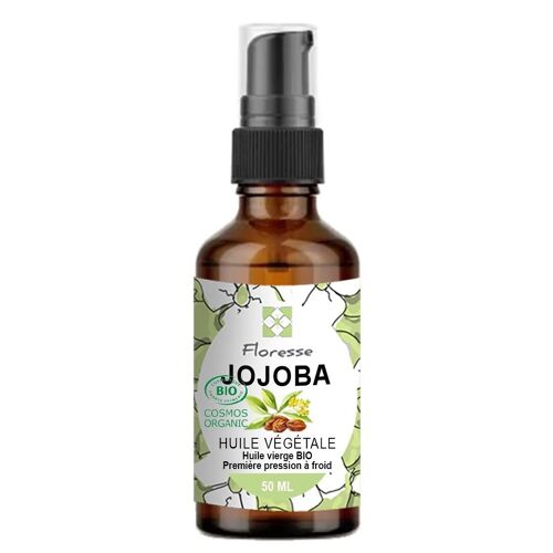 Huile Végétale de Jojoba BIO - 50 Ml