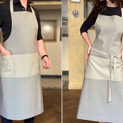 Apron with multiple pockets, Unisex apron, Scandinavia style | Nord 2
