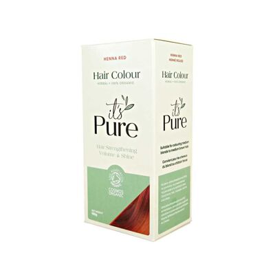 It's Pure Organic Herbal Hair Colour Henna Red 100g
