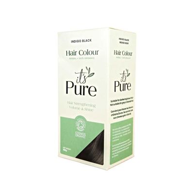 It's Pure Bio-Kräuter-Haarfarbe Indigoschwarz 100g