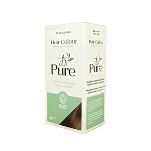 It's Pure Coloration capillaire à base de plantes biologiques Marron naturel 110 g