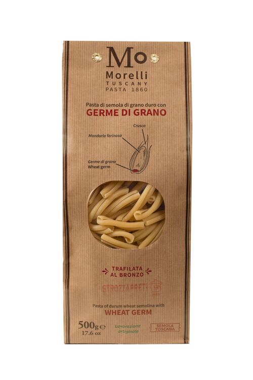 Pasta artigianale Strozzapreti c/germe di grano toscana g500