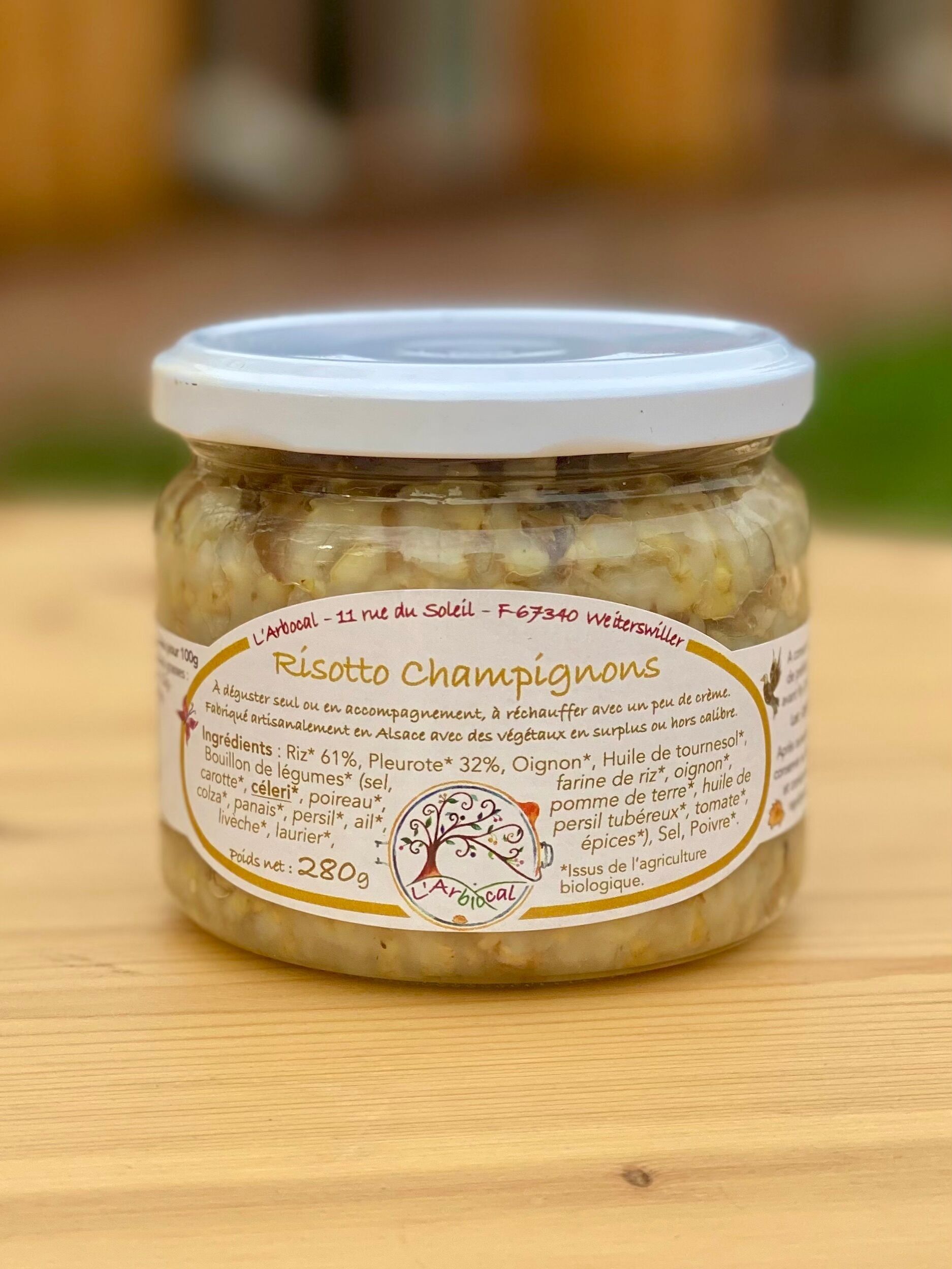 Mushroom Risotto - Organic -