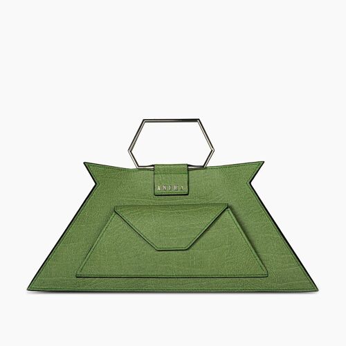 Borsa Maxi Sibilla Green Bark