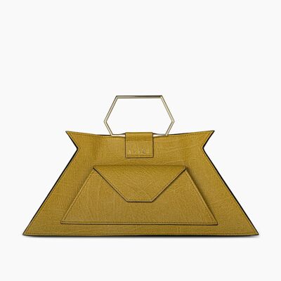 Maxi Sibilla Orange Bark bag