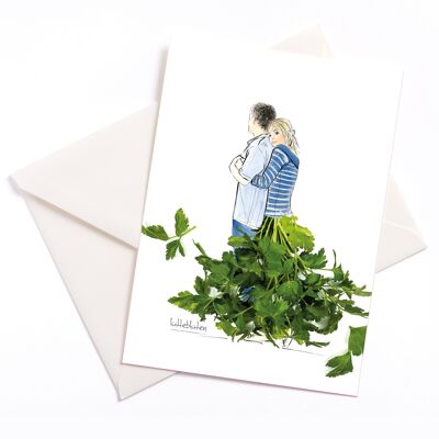 Parsley Wedding | Card with envelope | 355