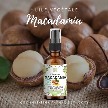 Huile Végétale de Macadamia BIO - 50 Ml 3