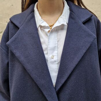 Manteau Albert middle bleu 2