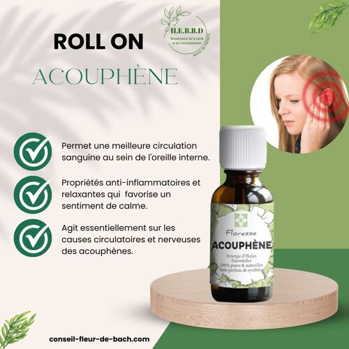 ACOUPHENE - Mélange d'Huiles essentielles  - 20 ML