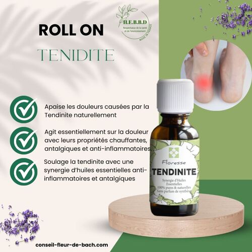 TENDINITE - Mélange d'Huiles Essentielles  en flacon de 20 ML