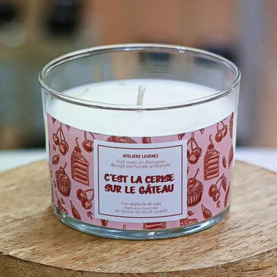 Cherry on the cake scented candle