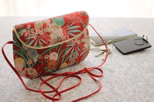 Sac poketto jardin rouge