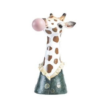 Vase à fleurs en résine - Vase à fleurs animaux mignons - Girafe - Décoration d'intérieur 1