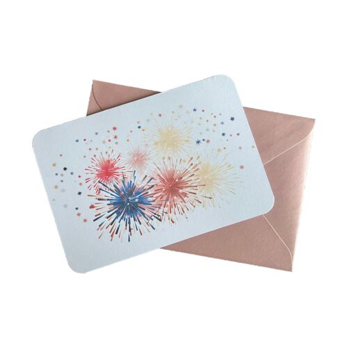 Birthday Card - fireworks