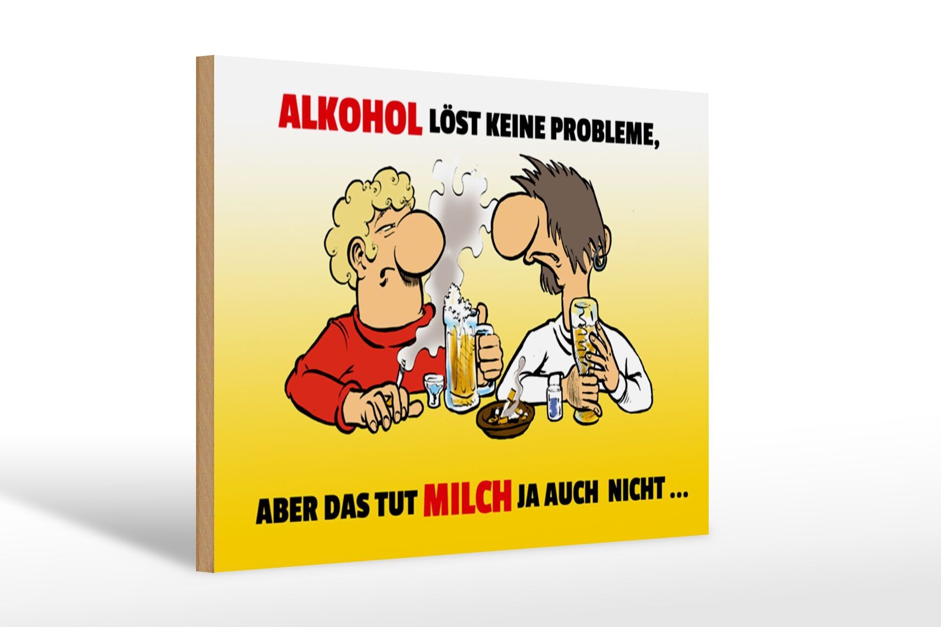 Il cartello in legno con la scritta 30x20 cm non risolve alcun problema