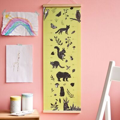 Forest animals yardstick