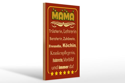 Holzschild Spruch 20x30cm Mama Trösterin Lehrerin immer da