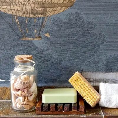 Brosse à ongles en bois avec de la vraie fibre