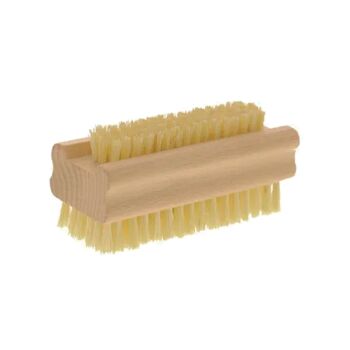 Brosse à ongles en bois avec de la vraie fibre 2