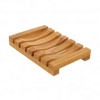 Porte-savon en bois de chêne 11,5 cm 1