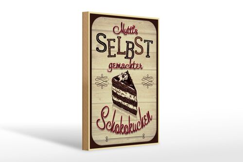 Holzschild Spruch 20x30cm Muttis selbst gemachter Kuchen