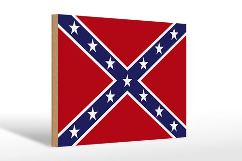 Holzschild Flagge 30x20cm Staaten Amerika